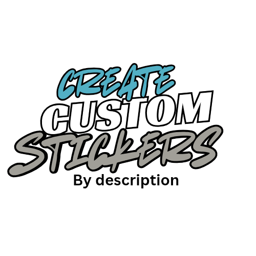 Create a custom sticker by description