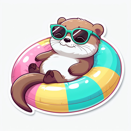Cartoon otter