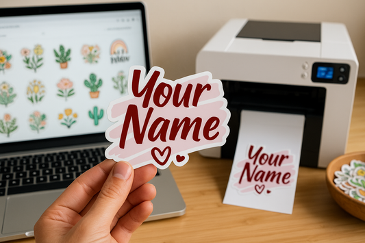 Turn your name into stickers
